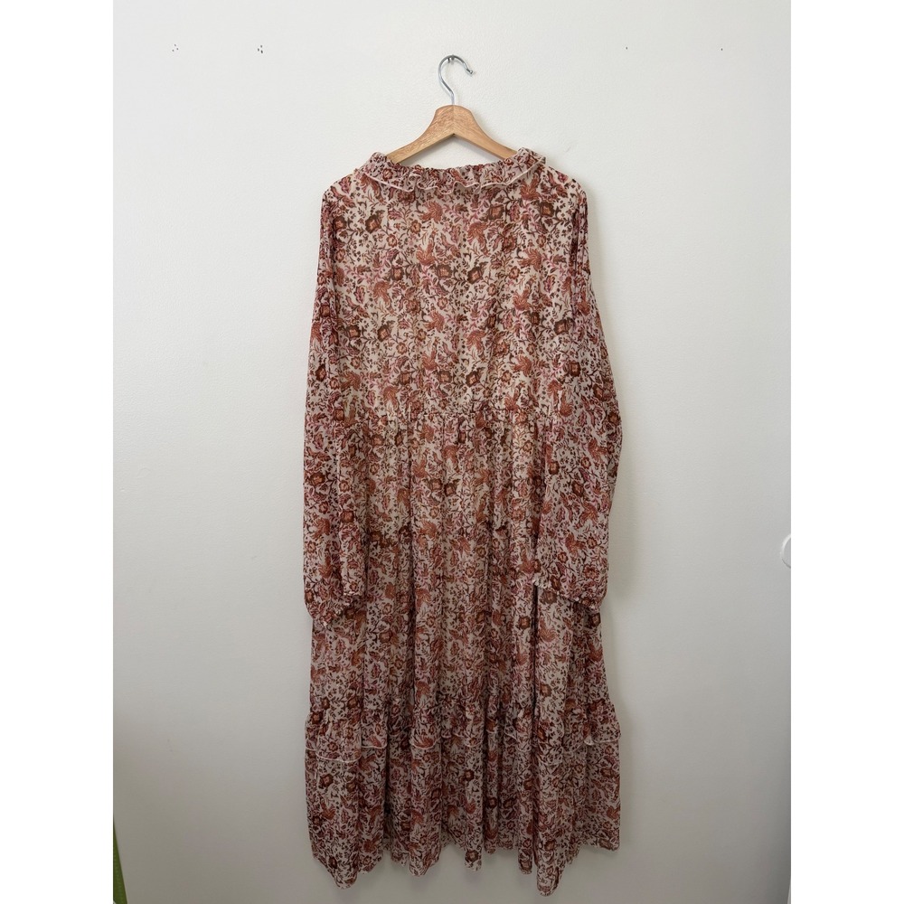 Piper & Scoot The Halpert Tiered Midi Dress – Cream Floral – Size XXXL - Picture 5 of 5